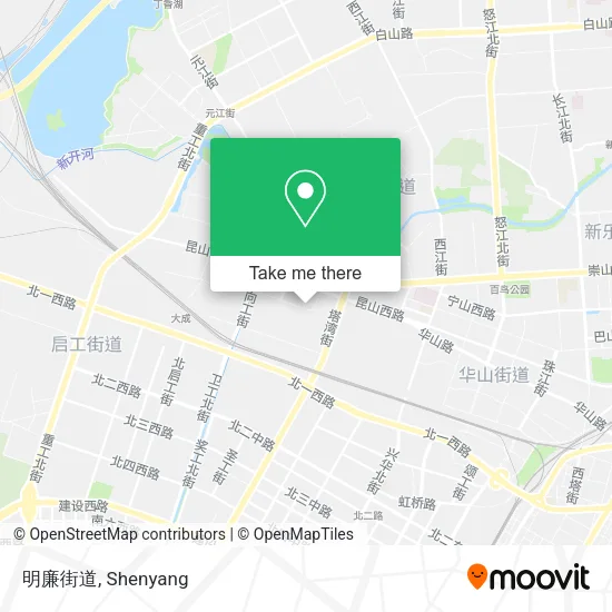 明廉街道 map