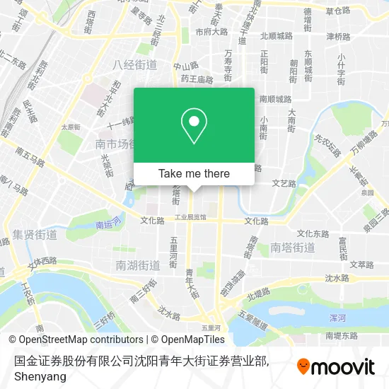 国金证券股份有限公司沈阳青年大街证券营业部 map