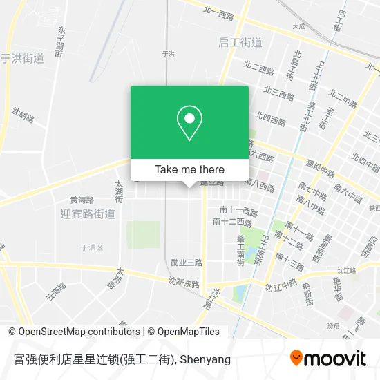 富强便利店星星连锁(强工二街) map