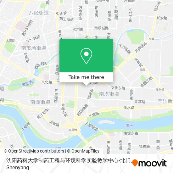沈阳药科大学制药工程与环境科学实验教学中心-北门 map