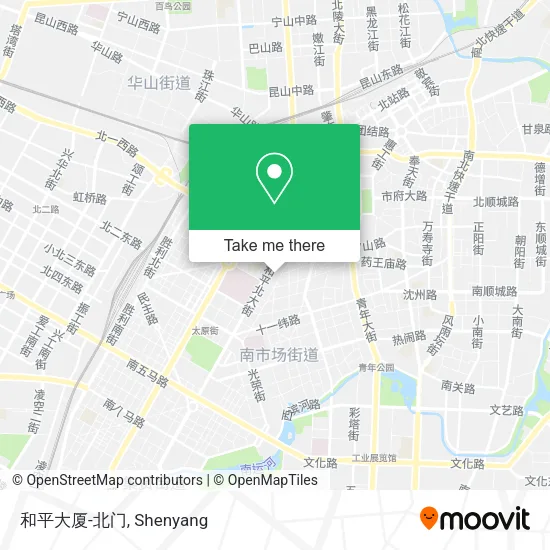 和平大厦-北门 map