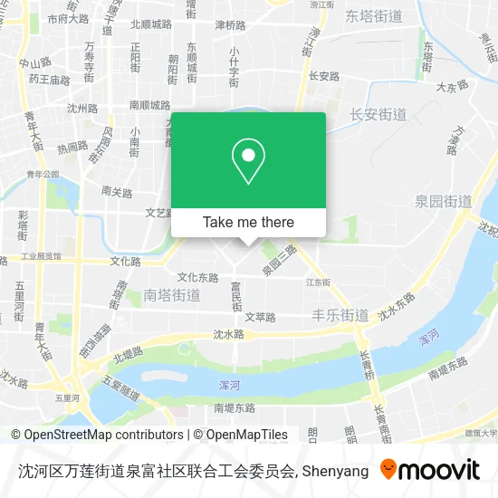 沈河区万莲街道泉富社区联合工会委员会 map
