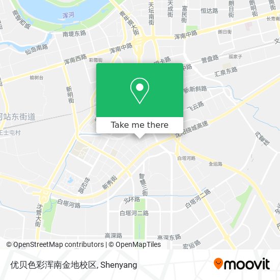 优贝色彩浑南金地校区 map