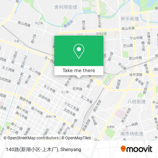 140路(新湖小区-上木厂) map