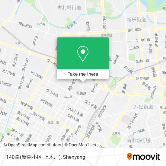 140路(新湖小区-上木厂) map