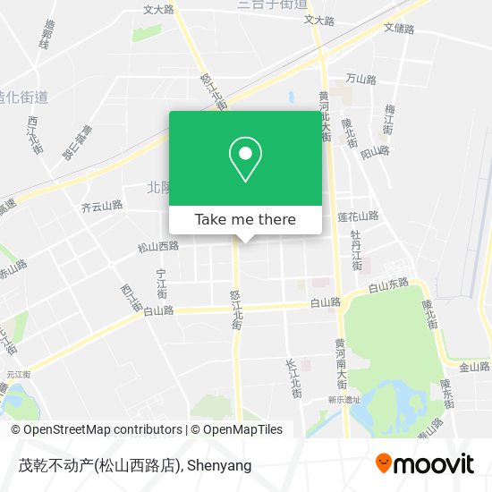 茂乾不动产(松山西路店) map