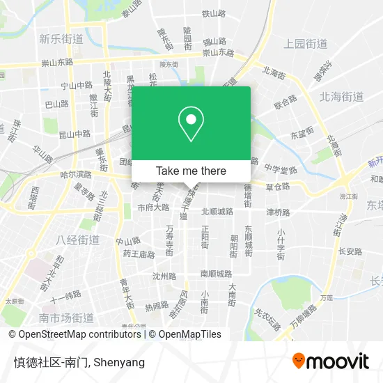 慎德社区-南门 map