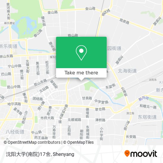 沈阳大学(南院)17舍 map