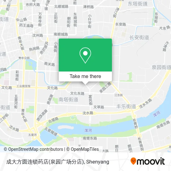 成大方圆连锁药店(泉园广场分店) map