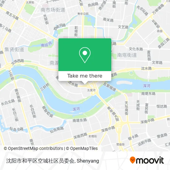 沈阳市和平区空城社区员委会 map