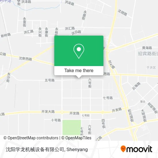 沈阳学龙机械设备有限公司 map