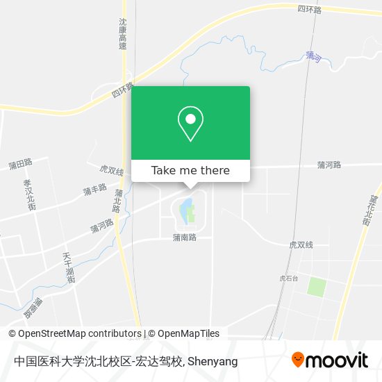 中国医科大学沈北校区-宏达驾校 map