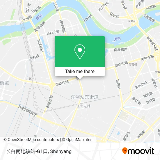 长白南地铁站-G1口 map