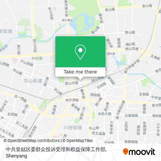中共皇姑区委群众投诉受理和权益保障工作部 map