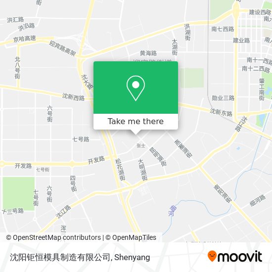 沈阳钜恒模具制造有限公司 map