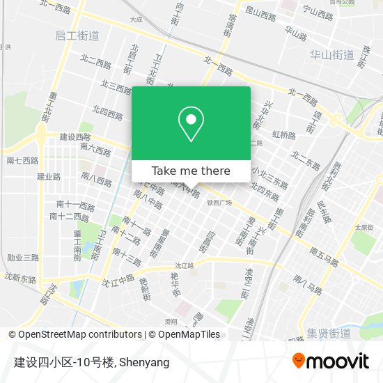 建设四小区-10号楼 map