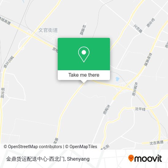 金鼎货运配送中心-西北门 map