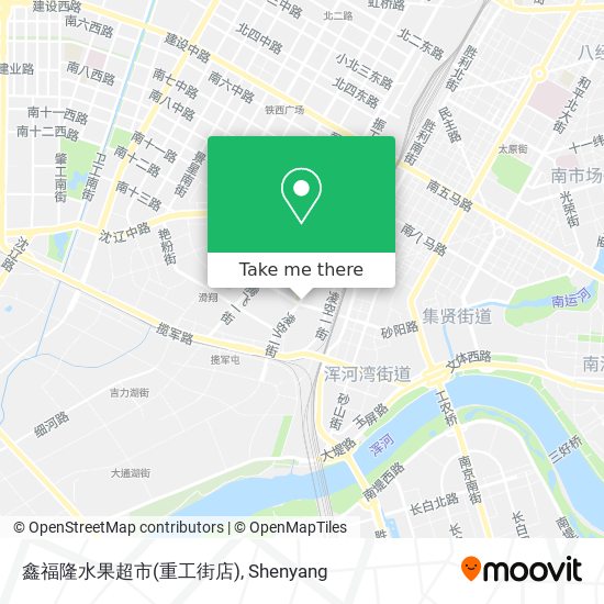 鑫福隆水果超市(重工街店) map