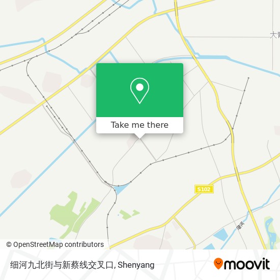 细河九北街与新蔡线交叉口 map