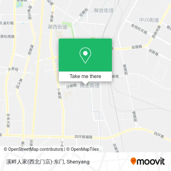 溪畔人家(西北门店)-东门 map