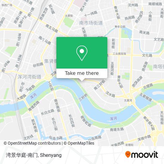 湾景华庭-南门 map