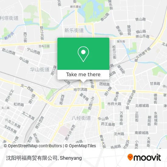 沈阳明福商贸有限公司 map