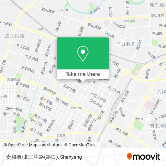 贵和街/北三中路(路口) map