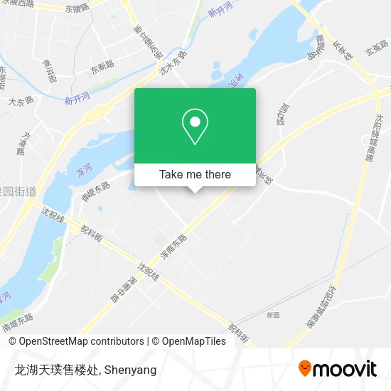 龙湖天璞售楼处 map