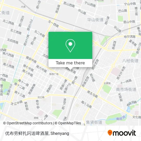 优布劳鲜扎闪送啤酒屋 map