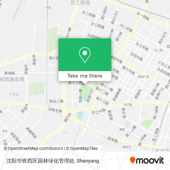 沈阳市铁西区园林绿化管理处 map