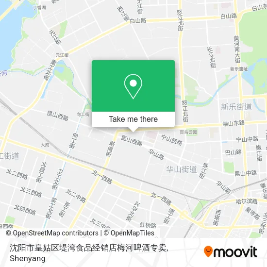 沈阳市皇姑区堤湾食品经销店梅河啤酒专卖 map