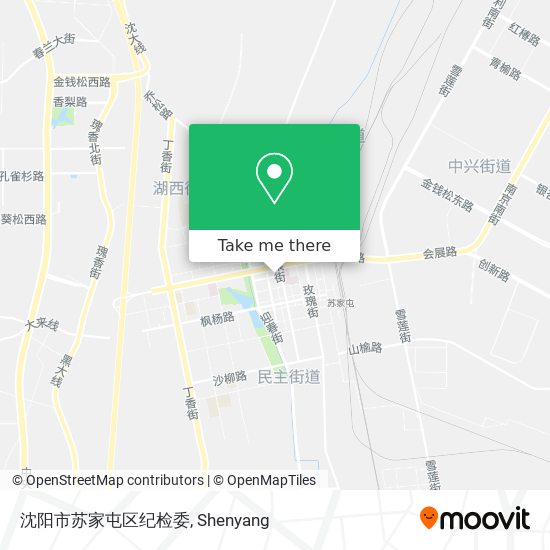 沈阳市苏家屯区纪检委 map