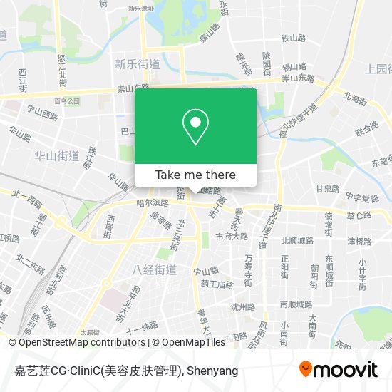 嘉艺莲CG·CliniC(美容皮肤管理) map