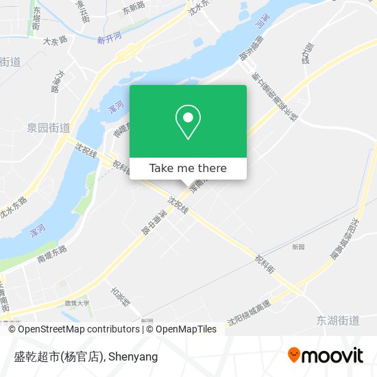 盛乾超市(杨官店) map