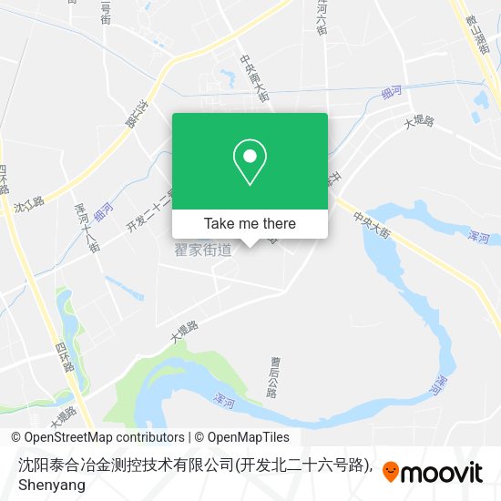 沈阳泰合冶金测控技术有限公司(开发北二十六号路) map