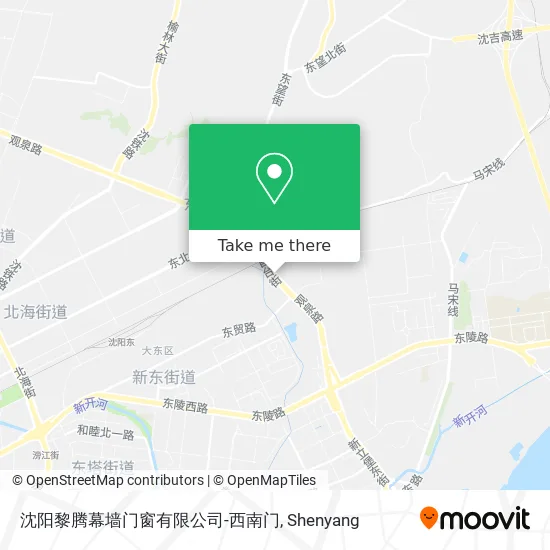 沈阳黎腾幕墙门窗有限公司-西南门 map