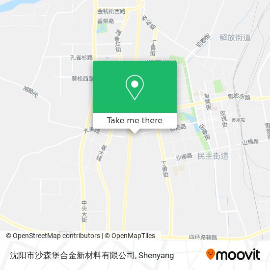 沈阳市沙森堡合金新材料有限公司 map