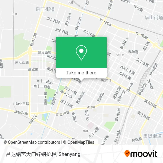 昌达铝艺大门锌钢护栏 map