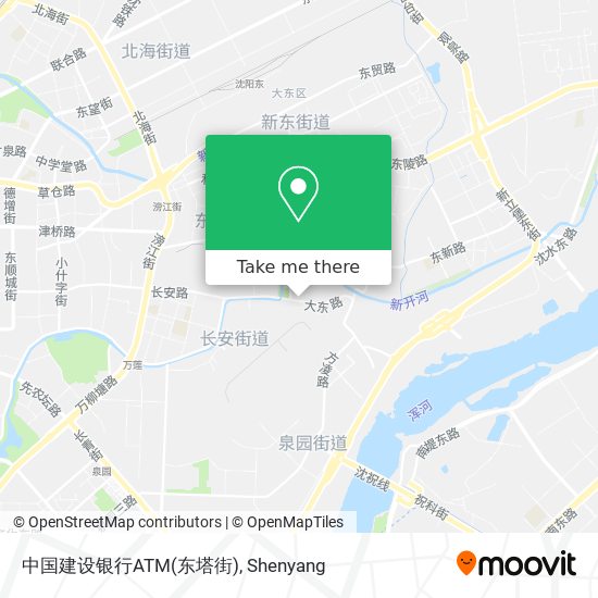 中国建设银行ATM(东塔街) map