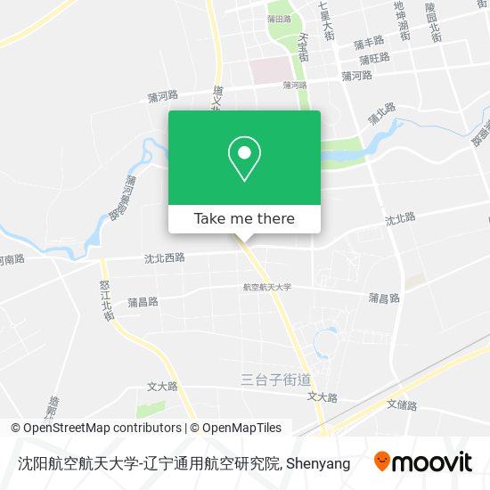 沈阳航空航天大学-辽宁通用航空研究院 map