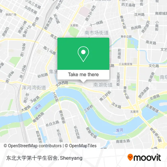 东北大学第十学生宿舍 map