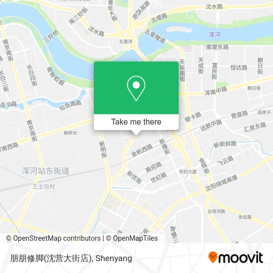 朋朋修脚(沈营大街店) map