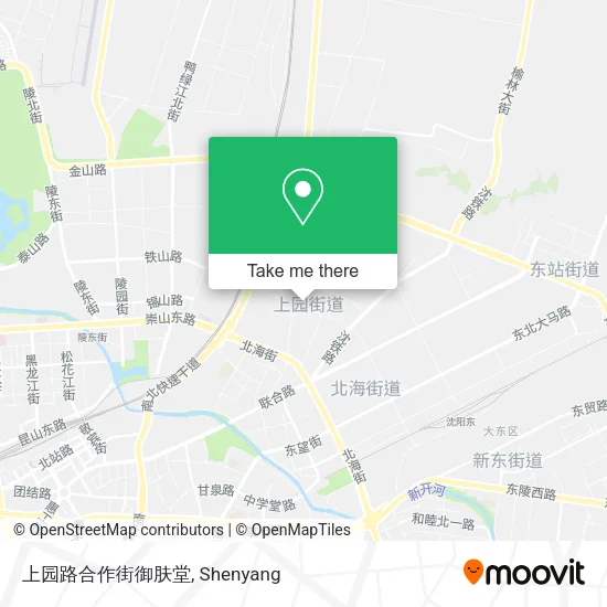 上园路合作街御肤堂 map