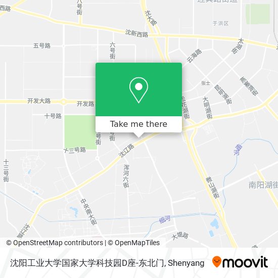 沈阳工业大学国家大学科技园D座-东北门 map