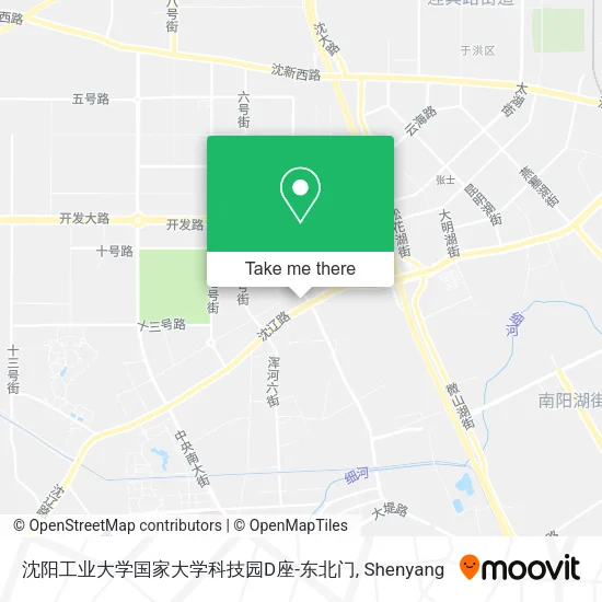 沈阳工业大学国家大学科技园D座-东北门 map