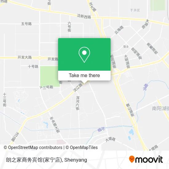 朗之家商务宾馆(家宁店) map