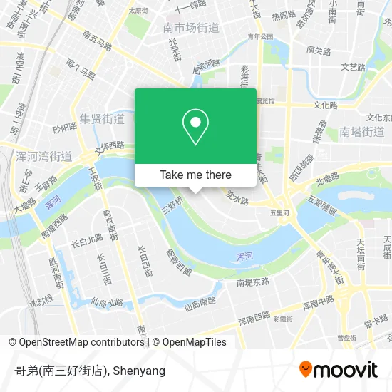 哥弟(南三好街店) map