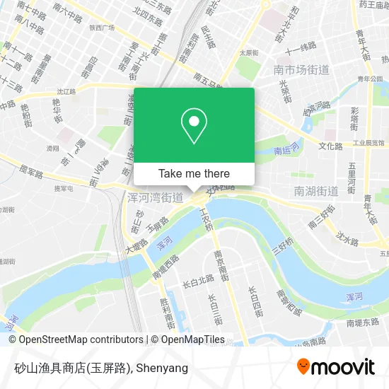 砂山渔具商店(玉屏路) map