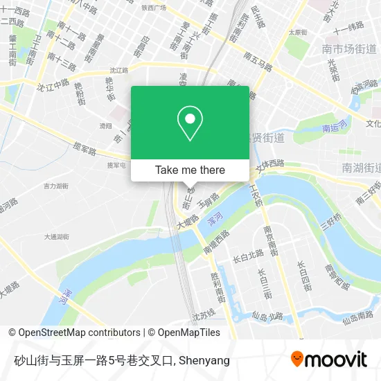 砂山街与玉屏一路5号巷交叉口 map
