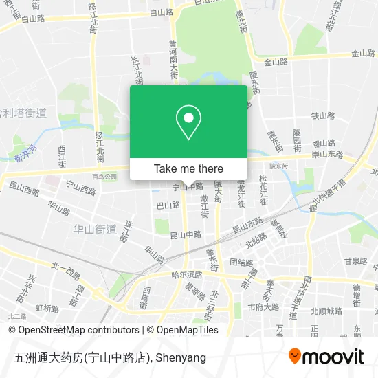 五洲通大药房(宁山中路店) map